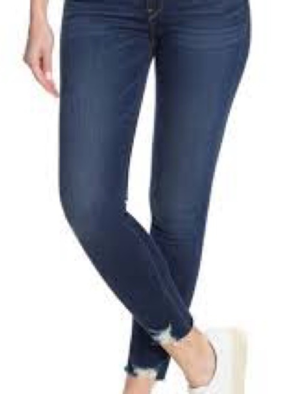 Hudson Jeans, Distress Raw Hem, Nico Skinny, 25, W25, Soft Denim